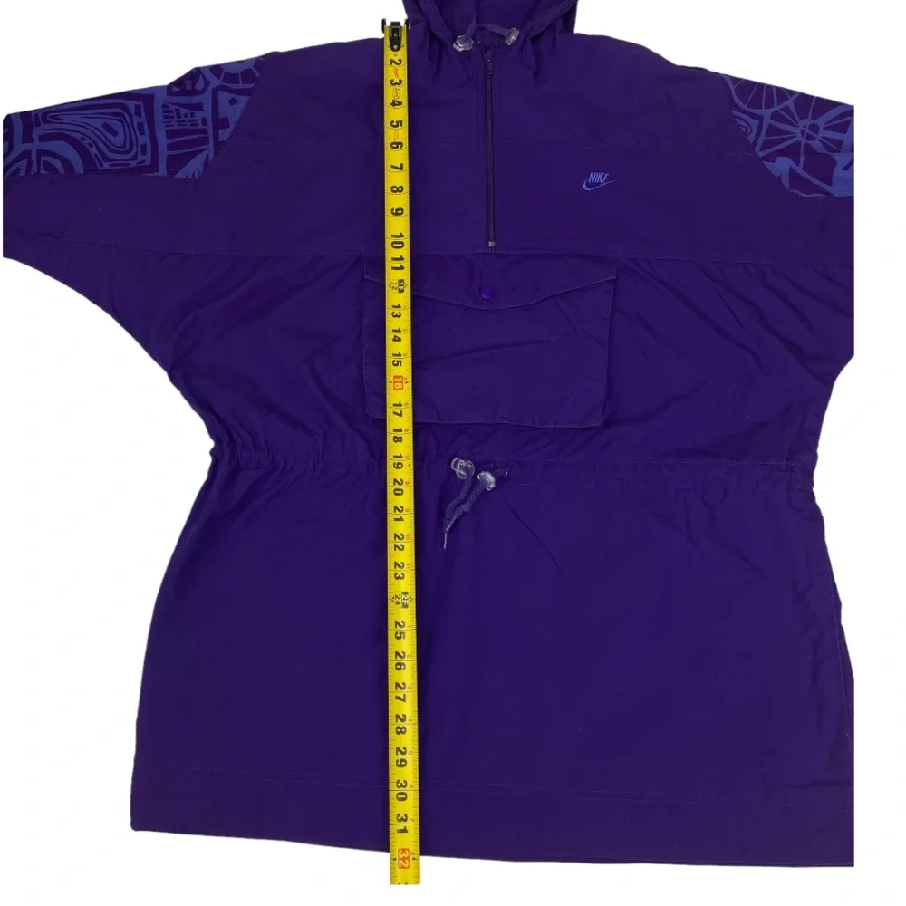 Unisex Gray Tag Nike Windbreaker Size M Vintage Purple Jacket Gray Tag Taiwan